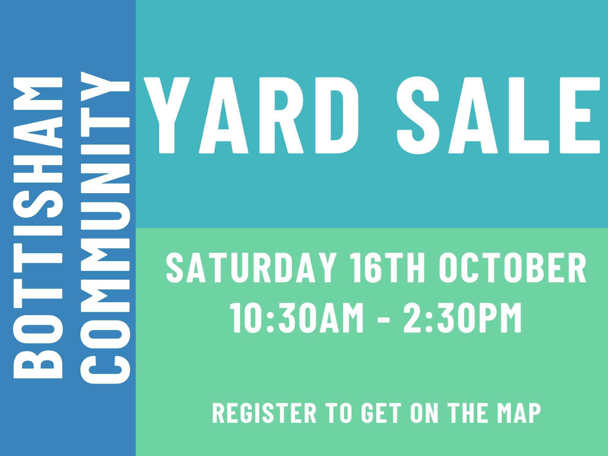 Bottisham Community Yard Sale