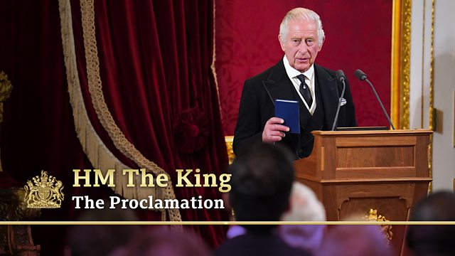 Regional Proclamation - HM The King - Sunday 11th September @ 4pm